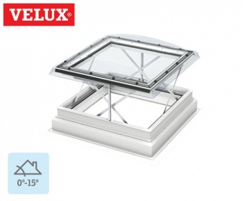 Velux Flat Roof Smoke Ventilation System 1200x1200 Opaque Dome 138cm x 138cm